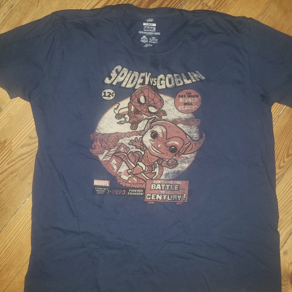 Spiderman vs Goblin Funko pop tee